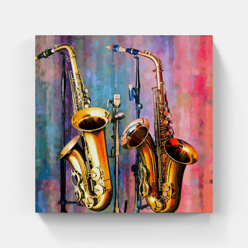 Smooth Saxophone Riffs-Canvas-artwall-Artwall