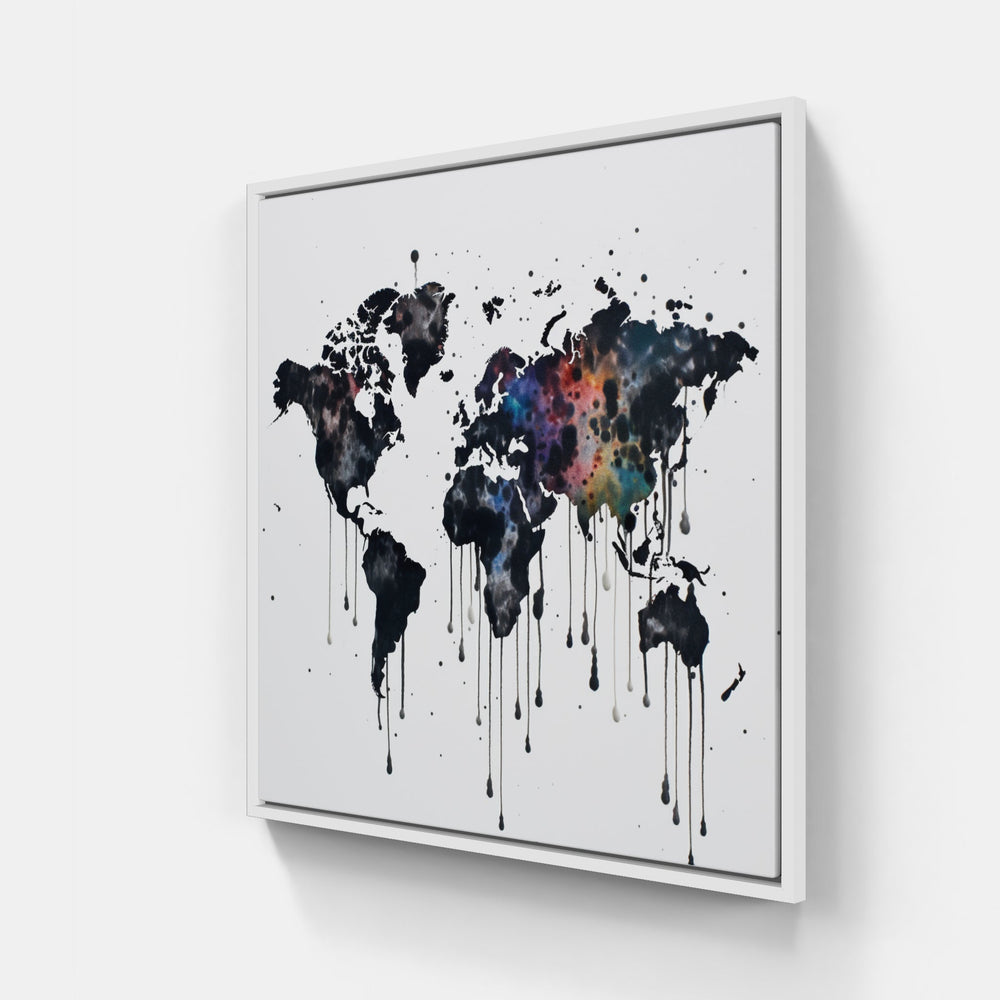 Captivating World Canvas-Canvas-artwall-20x20 cm-White-Artwall