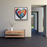 Sweetheart's Amorous Embrace-Canvas-artwall-Artwall