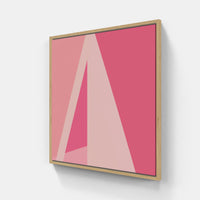 Pink Scarlet Sunrise-Canvas-artwall-20x20 cm-Wood-Fine Paper-Artwall