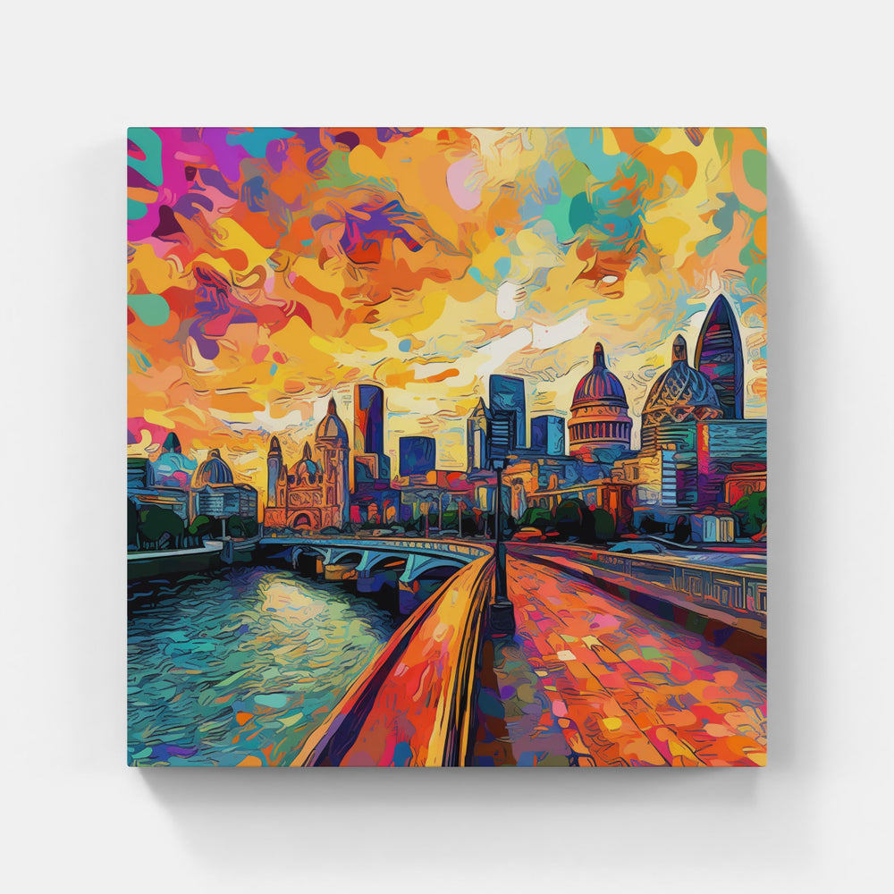 London Kaleidoscope-Canvas-artwall-Artwall