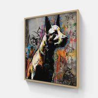 dog love runs deep-Canvas-artwall-20x20 cm-Wood-Artwall