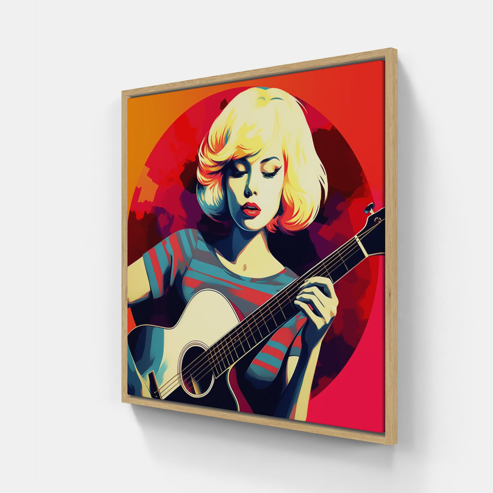 Melodic Guitar Stage-Canvas-artwall-Artwall