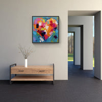 Hearts Entwined Passion-Canvas-artwall-Artwall