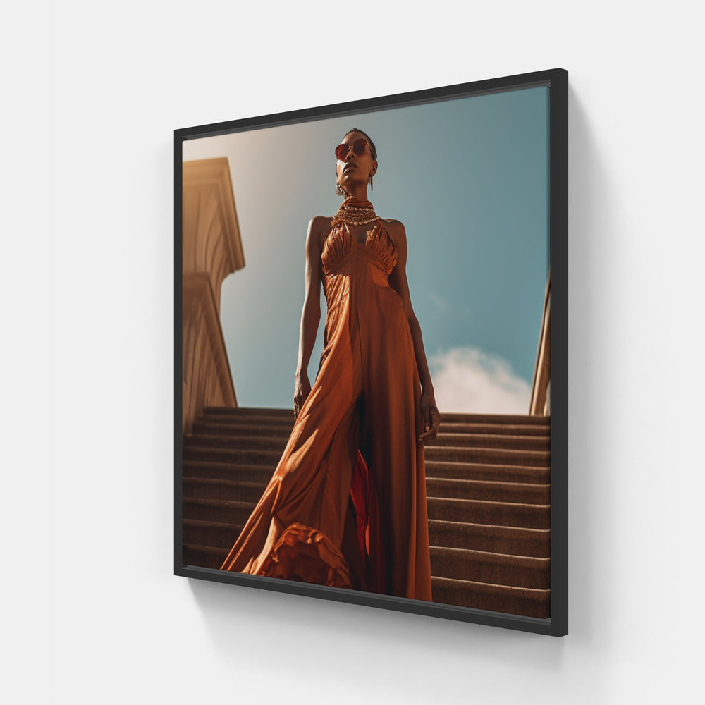 Fashion Dreams Unleashed-Canvas-artwall-20x20 cm-Black-Artwall