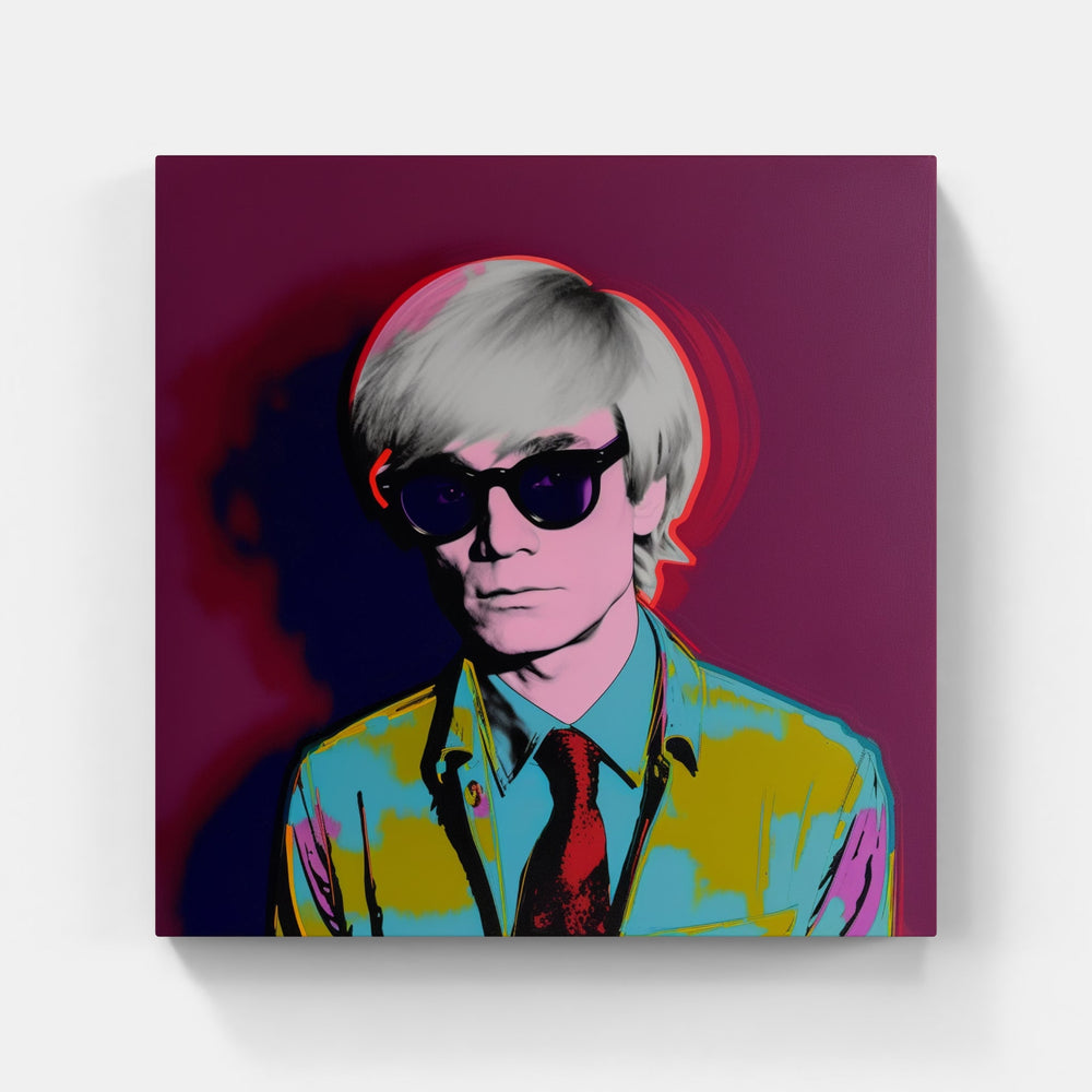 Andy's Iconic Pop Fusion-Canvas-artwall-Artwall