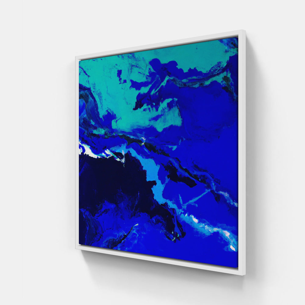 Blue in time-Canvas-artwall-20x20 cm-White-Artwall