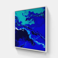 Blue in time-Canvas-artwall-20x20 cm-White-Artwall