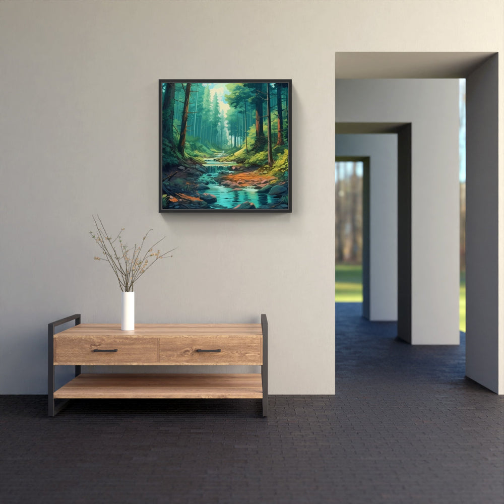 Serenading Forest Birds-Canvas-artwall-Artwall