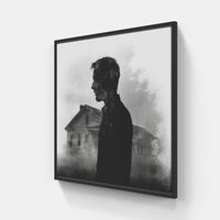Evocative Exposure Odyssey-Canvas-artwall-20x20 cm-Black-Artwall