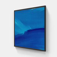 blue sky dreaming-Canvas-artwall-20x20 cm-Black-Artwall
