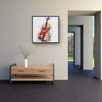 Serene Violin Melody-Canvas-artwall-Artwall