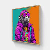 Energetic Monkey Art-Canvas-artwall-Artwall