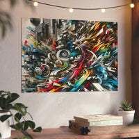 Graffiti Art Amour- Tableau aluminium