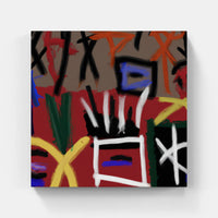 Basquiat creativity reigns-Canvas-artwall-Artwall