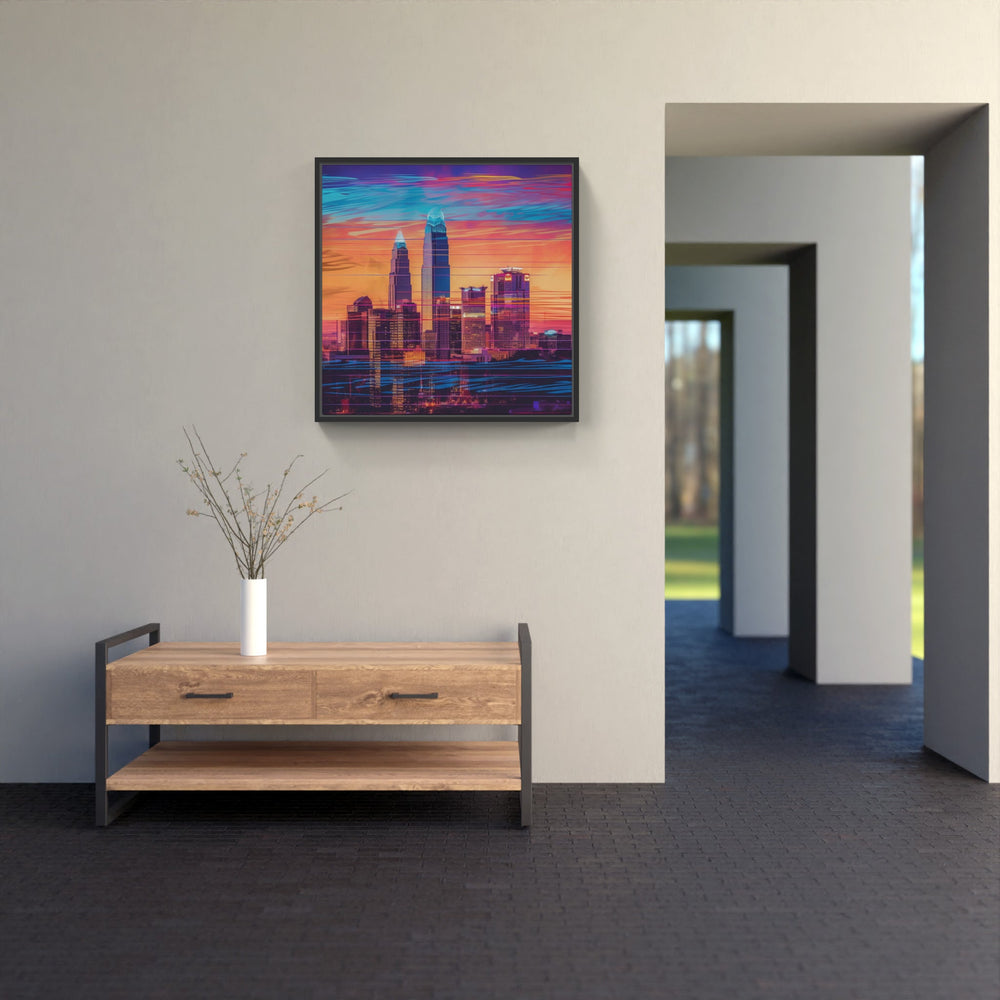 Serene Skyline View-Canvas-artwall-Artwall