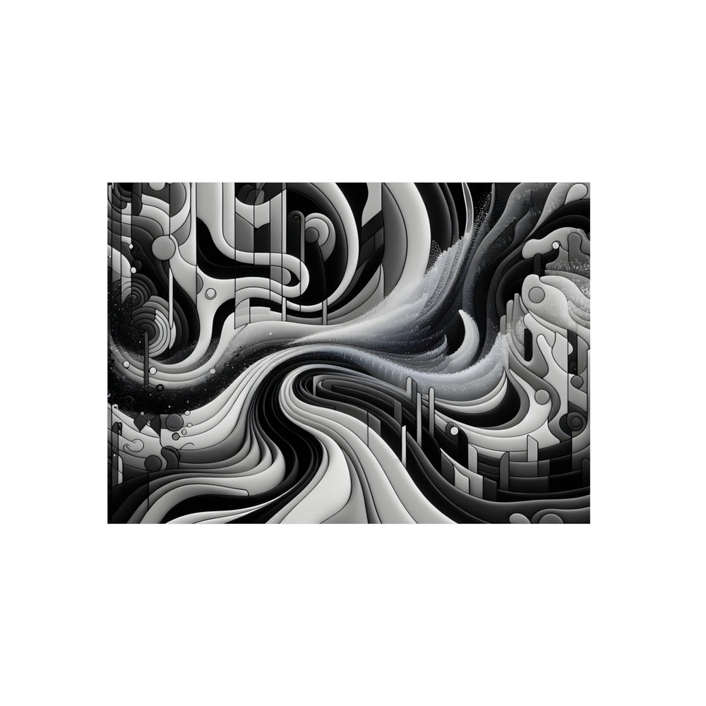 Amour abstrait- Tableau aluminium