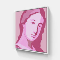 Pink sweet blossom-Canvas-artwall-20x20 cm-White-Artwall