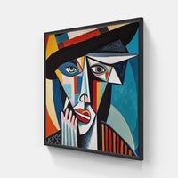 Picasso's Surreal Secrets-Canvas-artwall-20x20 cm-Black-Artwall