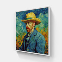 Van Gogh's Artistic Vision-Canvas-artwall-20x20 cm-White-Artwall