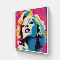 Marilyn pop spirit-Canvas-artwall-20x20 cm-White-Artwall