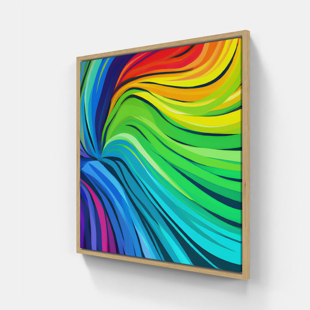 mind's eye spinning-Canvas-artwall-20x20 cm-Wood-Artwall