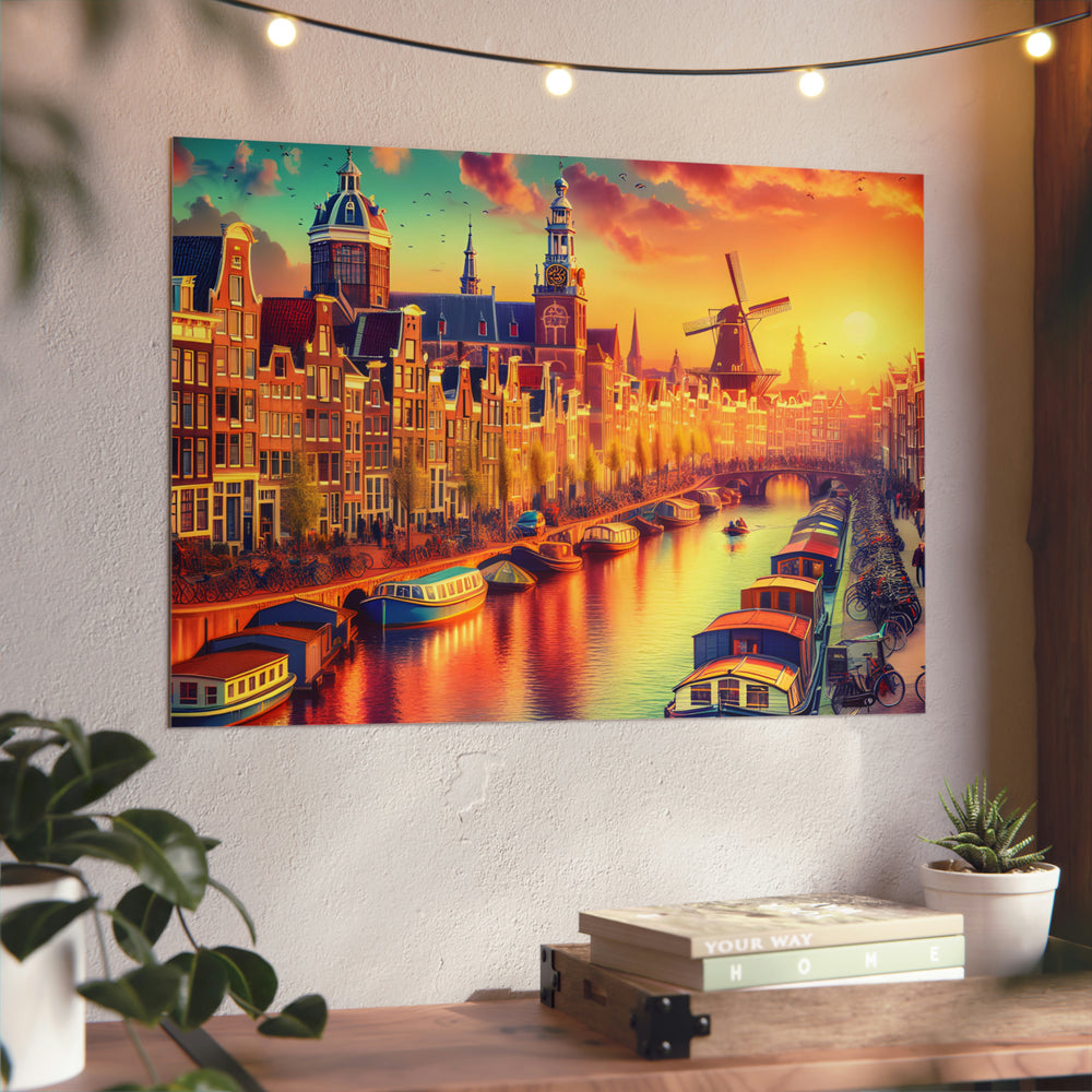 Amsterdam, Dreamland!- Tableau aluminium