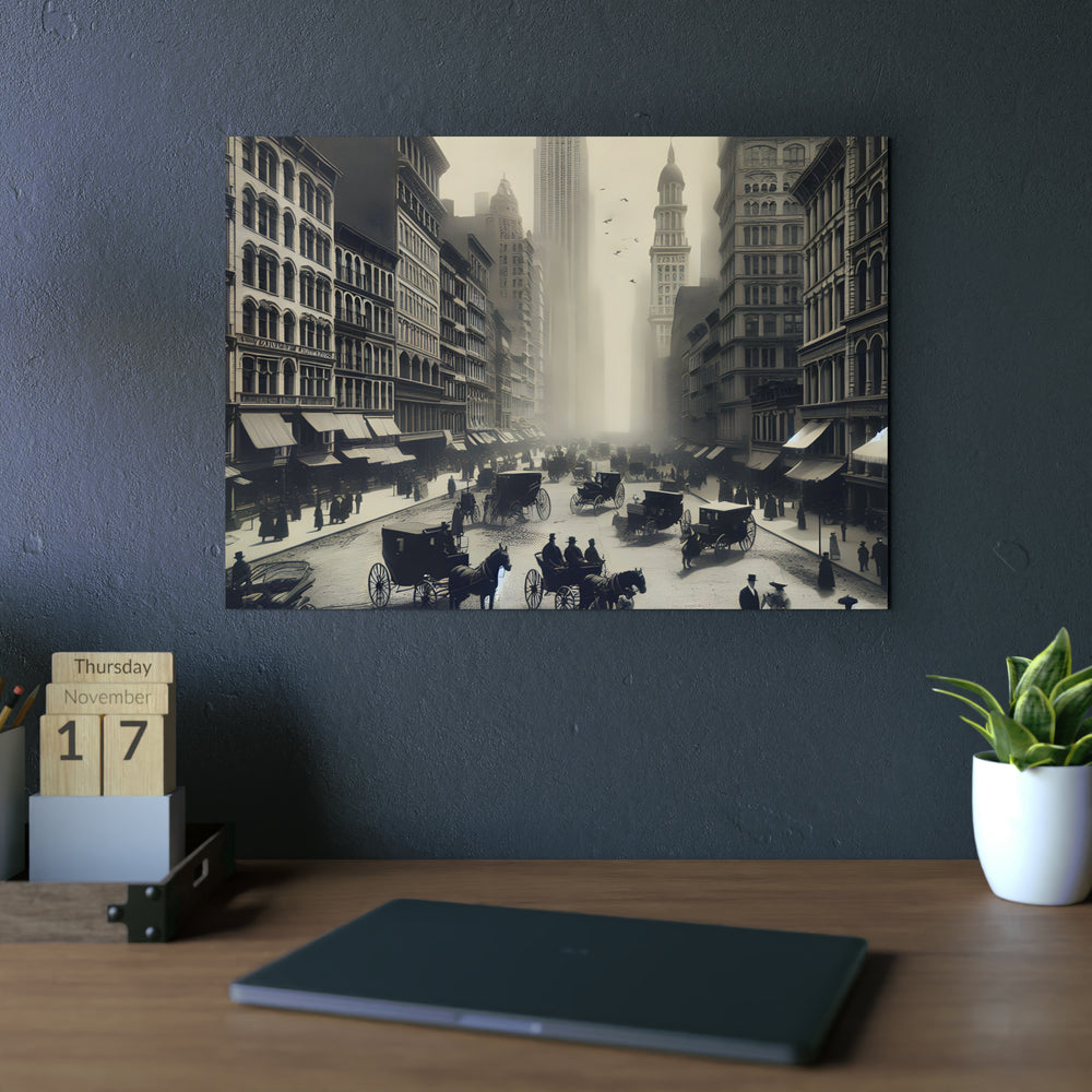 New York Dreaming.- Tableau aluminium