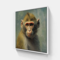Charming Monkey Art-Canvas-artwall-20x20 cm-White-Artwall
