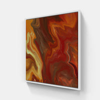 Orange ripens early-Canvas-artwall-20x20 cm-White-Artwall