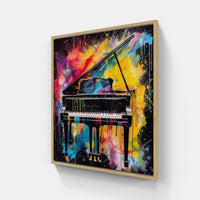 Mellow Piano Harmony-Canvas-artwall-Artwall