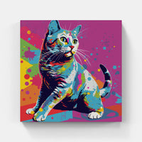 Cat meow fur purr-Canvas-artwall-Artwall