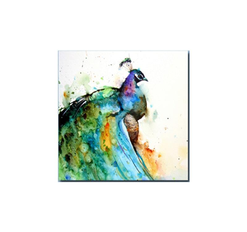 Multicolor Peacock Colorful Art Print
