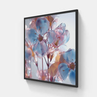 Colorful Island Botanics-Canvas-artwall-40x40 cm-Black-Artwall