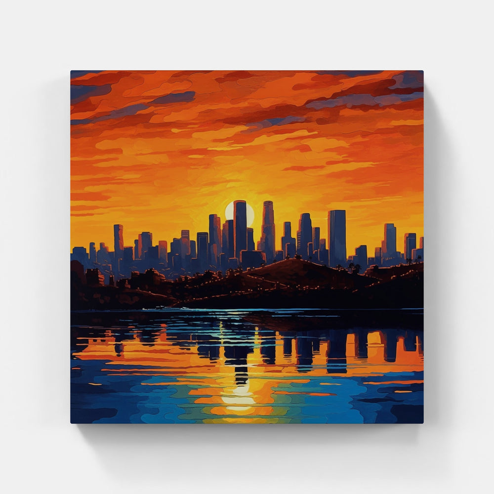 Artistic Skyline Vista-Canvas-artwall-Artwall