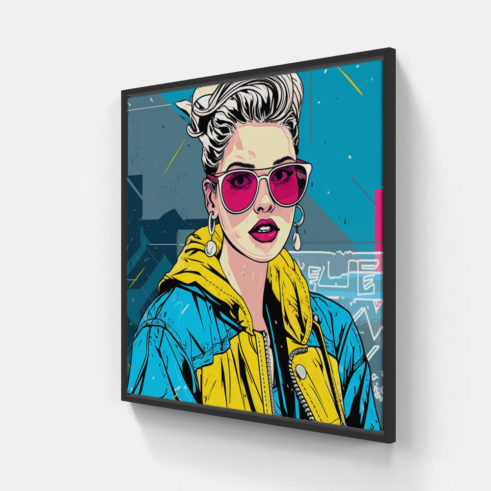 Artistic Streetwear Revamp-Canvas-artwall-20x20 cm-Black-Artwall