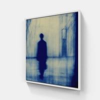 Cyanotype Reflections Unveiled-Canvas-artwall-20x20 cm-White-Artwall