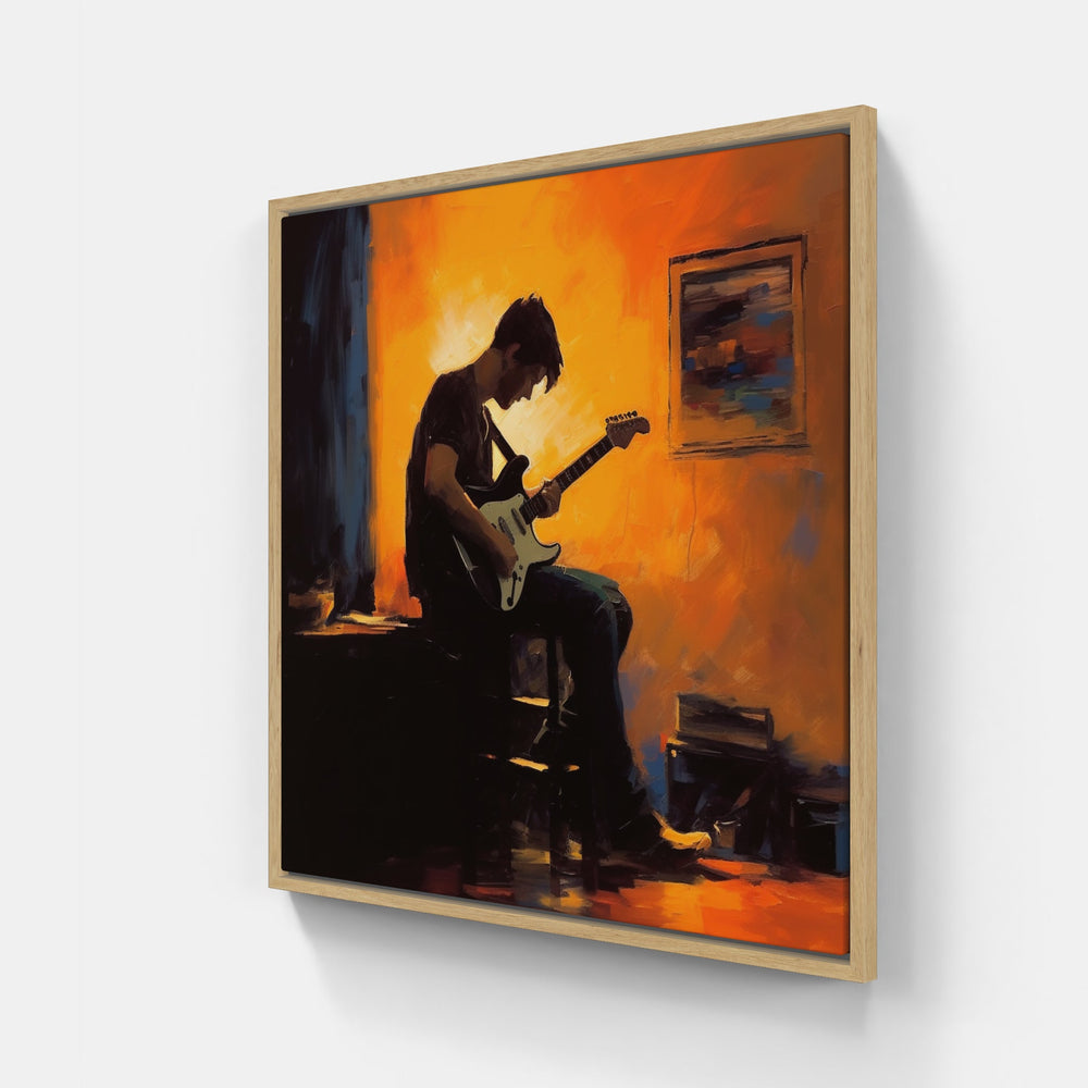 Magical Guitar Melody-Canvas-artwall-Artwall