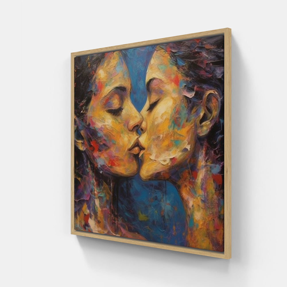 Tender Affection Unity Bliss-Canvas-artwall-Artwall