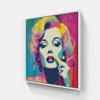 Marilyn Monroe Pop-Canvas-artwall-20x20 cm-White-Artwall