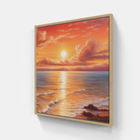 Radiant Sunset Euphoria-Canvas-artwall-Artwall