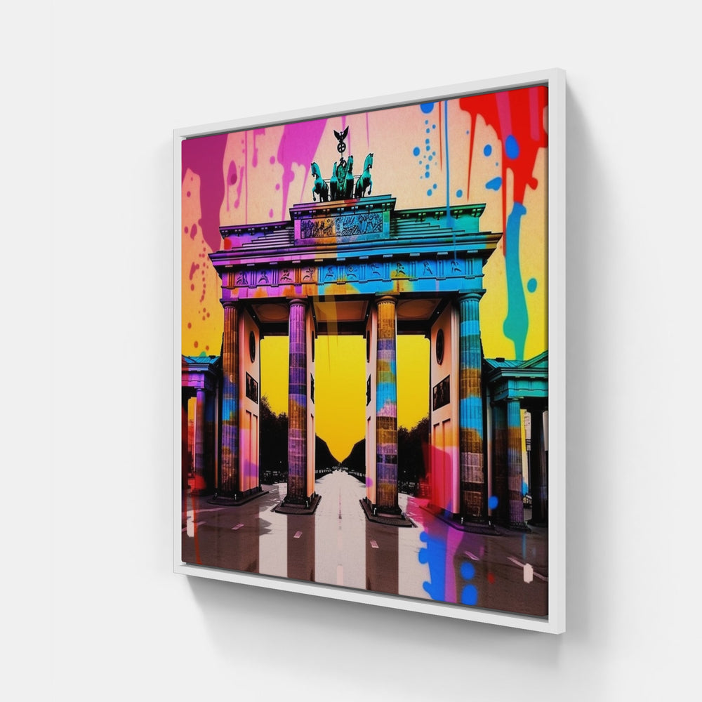 Berlin Urban Chic Vibes-Canvas-artwall-20x20 cm-White-Artwall