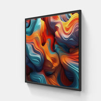 Electric Aura-Canvas-artwall-20x20 cm-Black-Artwall