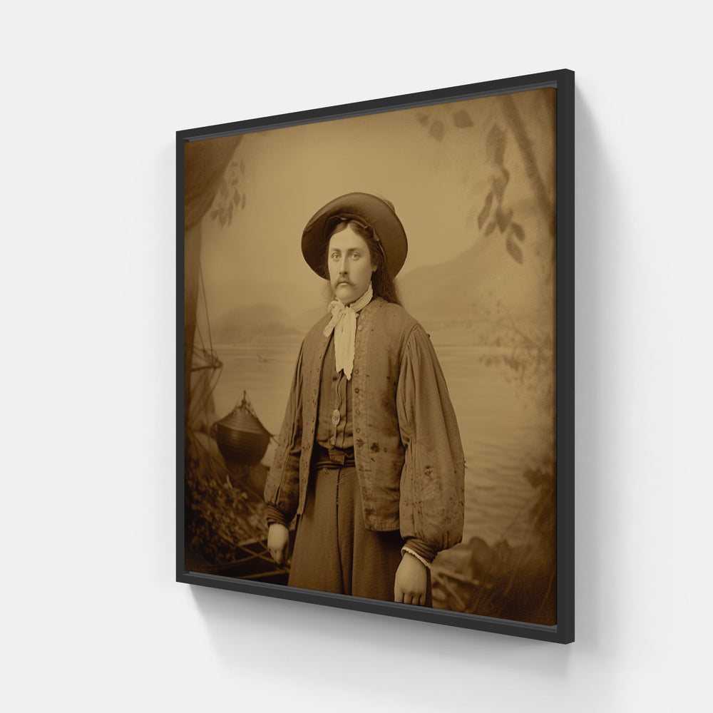 Daguerreotype Legacy Unveiled-Canvas-artwall-20x20 cm-Black-Artwall