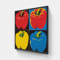 Iconic Andy Warhol Creation-Canvas-artwall-20x20 cm-Black-Artwall