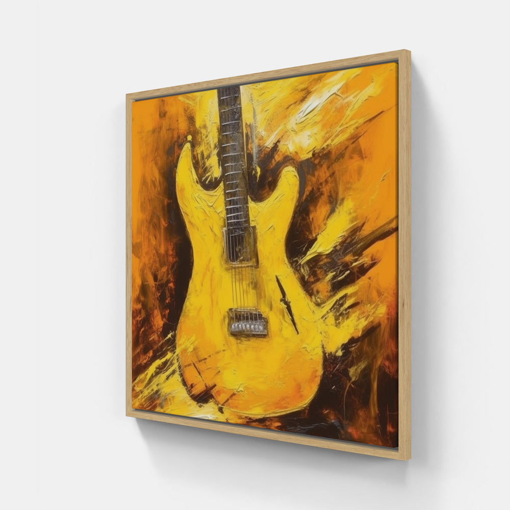 Radiant Guitar Aura-Canvas-artwall-Artwall