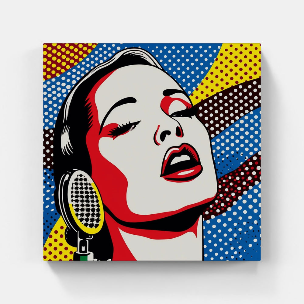 Passionate Singer Rhapsody-Canvas-artwall-Artwall