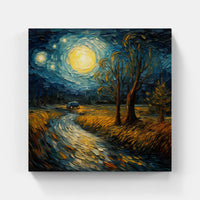 Melancholic Van Gogh Serenity-Canvas-artwall-Artwall