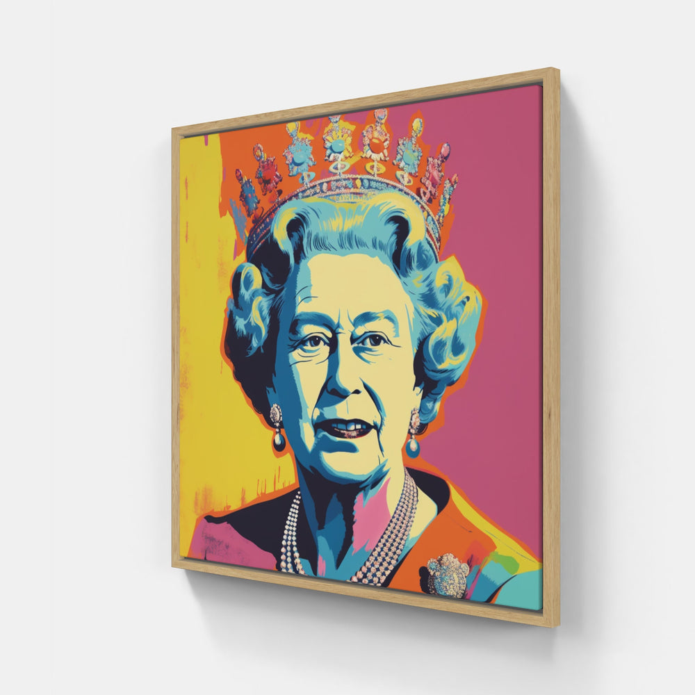 Queen Elizabeth-Canvas-artwall-Artwall