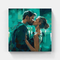 Blissful Affection Embrace-Canvas-artwall-Artwall